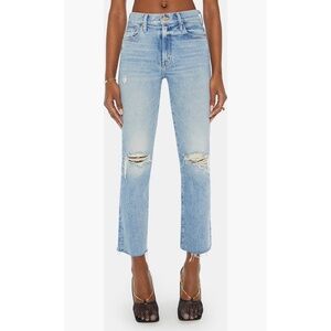 *NWT* MOTHER The Insider Flood High Waist Frayed Hem Bootcut Jeans